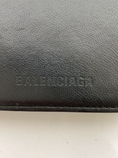 商品画像：2つ折り財布/レザー/BLK/メンズ 3