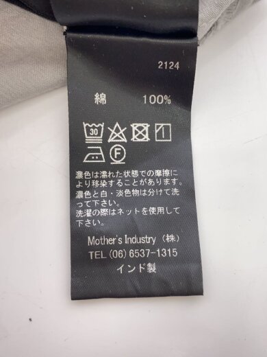 商品画像：ピグメントダイギャザーネックワンピース/半袖/FREE/コットン/GRAY/グレー/4-250038// 4