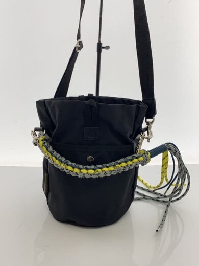 商品画像：LUGUN/ショルダーバッグ/2WAY/巾着/ナイロン/ブラック/無地// 3