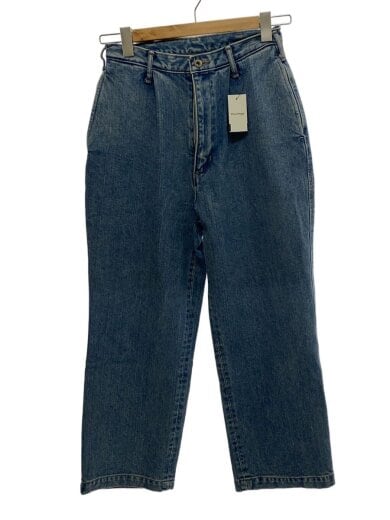 商品画像：×BATONER/Essential ONE TUCK DENIM TROUSERS/ボトム/0/デニム/ブルー// 1
