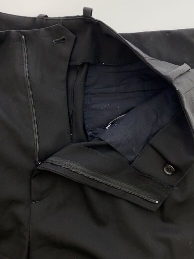 商品画像：23AW/BELTLESS WIDE TROUSERS/スラックスパンツ/S/ウール/ブラック/ST.350-1// 3