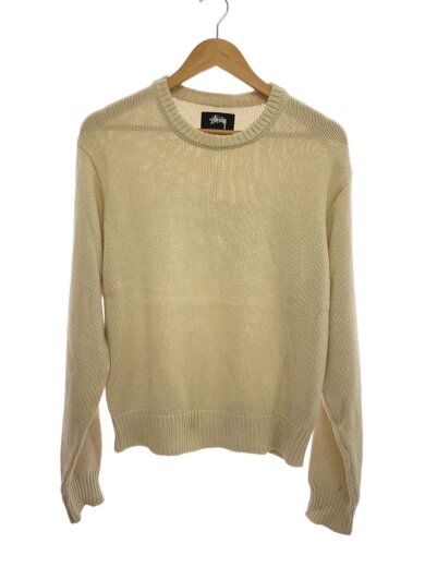 商品画像：Surfman Icon Cotton Linen Crew/ニット・セーター(厚手)/M/リネン/アイボリー// 1