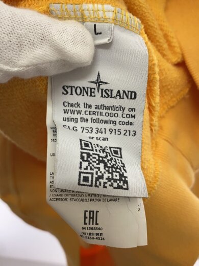 商品画像：17SS/クルーネックスウェット/ジップポケット/L/コットン/イエロー/661565540// 4
