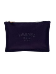 ポーチ/コットン/NVY