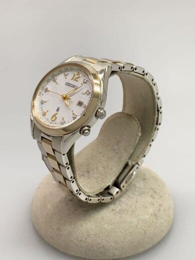 商品画像：クォーツ腕時計/アナログ/WHT/SLV 2