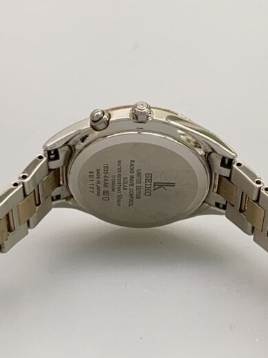 商品画像：クォーツ腕時計/アナログ/WHT/SLV 3