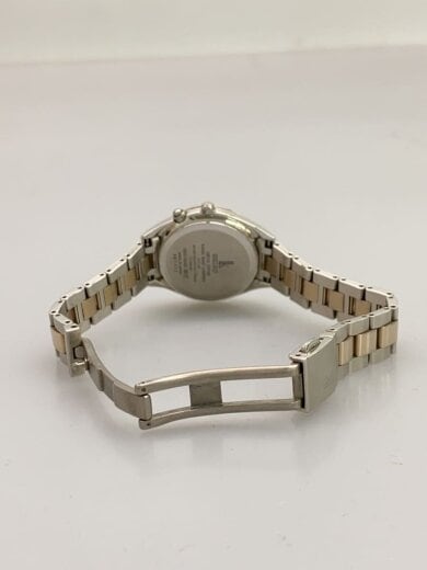 商品画像：クォーツ腕時計/アナログ/WHT/SLV 4