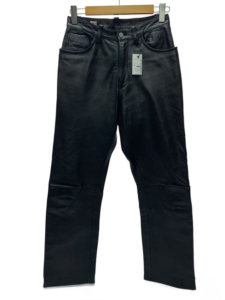 JOHN BULL / ボトム/M/牛革/BLK/無地