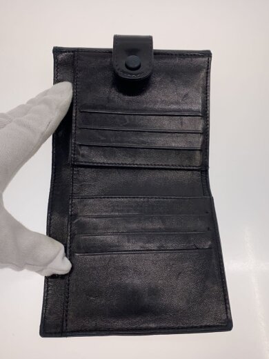 商品画像：2つ折り財布/エナメル/BLK/無地/レディース 4