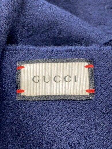 商品画像：ストール/カシミア/NVY/総柄/メンズ 2