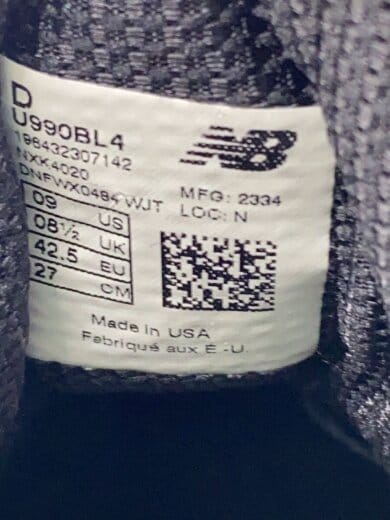 商品画像：U990/ブラック/27cm/BLK 5