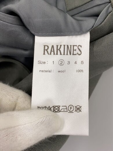 商品画像：テーラードジャケット/2/ウール/GRY/無地/14S25AF324J 4