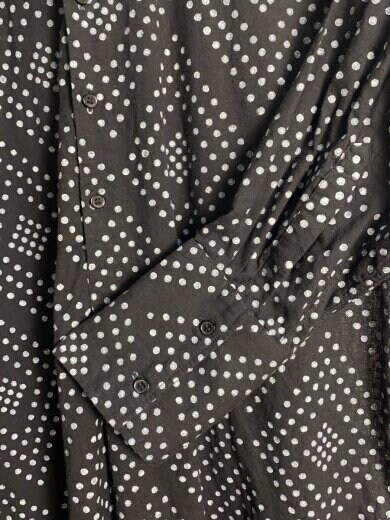 商品画像：長袖シャツ/48/コットン/BLK/ドット/sau43 sh382// 6