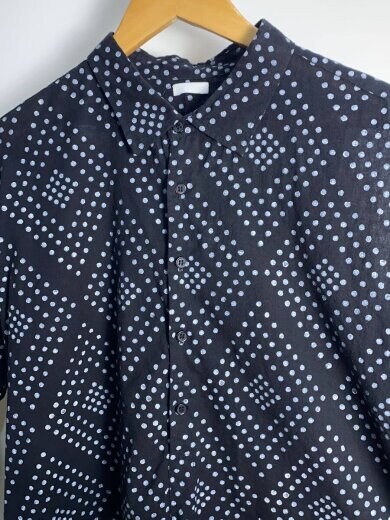 商品画像：長袖シャツ/48/コットン/BLK/ドット/sau43 sh382// 7
