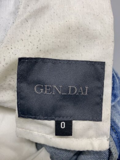 商品画像：GEN_DAI/ボトム/0/コットン/BLU/無地 4
