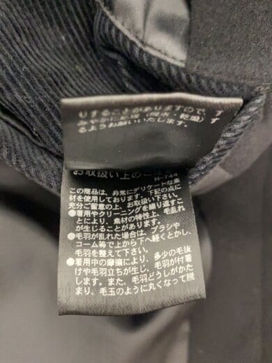 商品画像：コート/S/ウール/BLK/無地 5