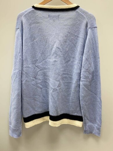 商品画像：カーディガン(厚手)/XL/アクリル/BLU/233bott15 2