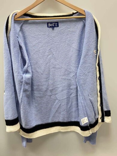 商品画像：カーディガン(厚手)/XL/アクリル/BLU/233bott15 3