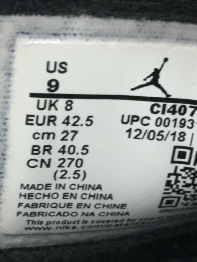 画像：NIKEAIR JORDAN 6 RETRO SP/エアジョーダンレトロスペシャル/シルバー/CI4072-001/274