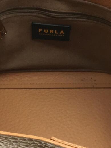 画像：FURLAハンドバッグ/レザー/BRW/無地/2860176