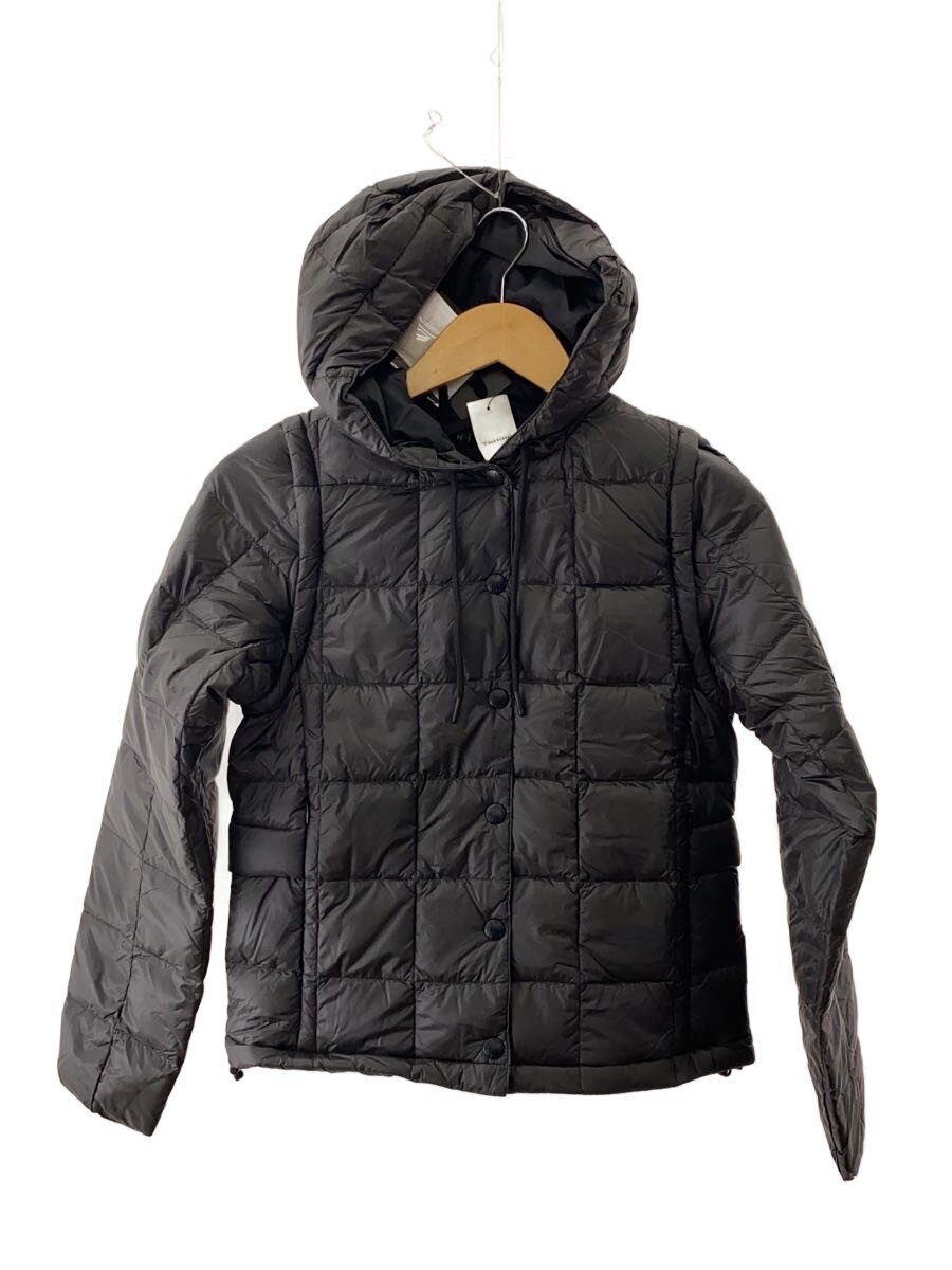 TAION / ダウンジャケット/S/ポリエステル/BLK/TAION-EX-W06A