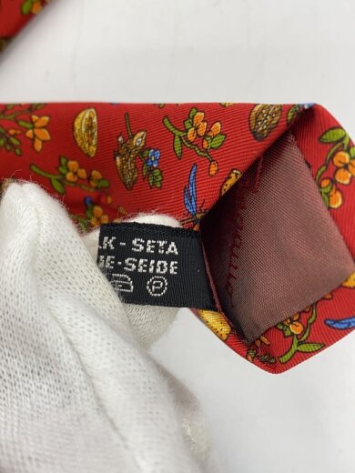 商品画像：ネクタイ/シルク/マルチカラー/花柄/メンズ 5