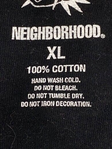 商品画像：Tシャツ/XL/コットン/BLK 5