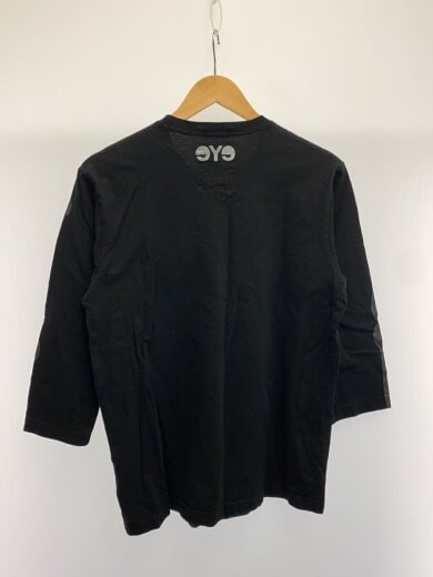 商品画像：7分袖カットソー/M/コットン/BLK/プリント/WF-T901 2