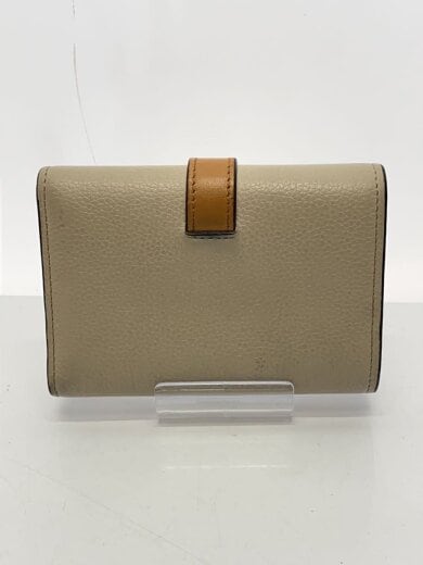 商品画像：3つ折り財布/レザー/BEG/無地/メンズ// 2
