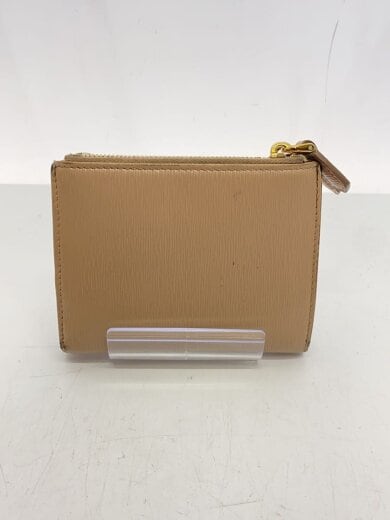 商品画像：2つ折り財布/レザー/PNK/無地/レディース 2