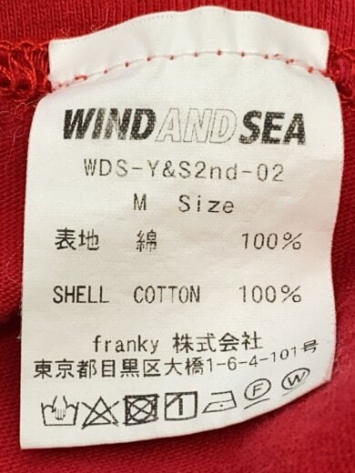 商品画像：Tシャツ/M/コットン/RED/WDS-Y＆S2nd-02// 5