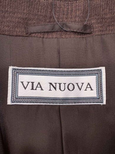 商品画像：via nuova/カシミアロングコート/ピーコート/LL/カシミア/BRW 3