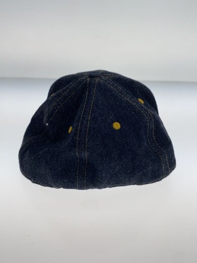 商品画像：デニムキャップ/7 3/8/コットン/IDG/one piece of lock 3