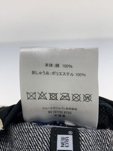 商品画像：デニムキャップ/7 3/8/コットン/IDG/one piece of lock 6