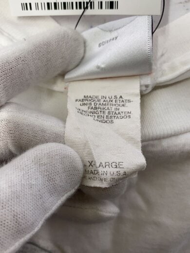 商品画像：Tシャツ/L/コットン/WHT/無地/00s/usa製 4