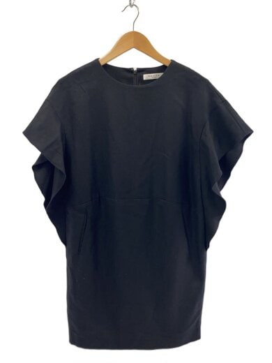 商品画像：半袖ブラウス/36/ウール/BLK/無地/531-240024 1