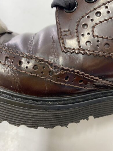 商品画像：ドレスシューズ/35/BRW/PVC/ウィングチップ/踵ひび割れ/シワ有 8