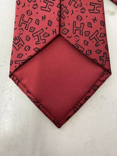 商品画像：ネクタイ/シルク/RED/総柄/メンズ 4