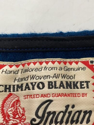 商品画像：ジレベスト/36/ウール/NVY/無地/チマヨベスト/コンチョ 5