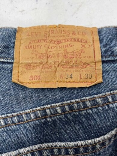 商品画像：ボトム/34/デニム/IDG/無地/usa/501/90s 4