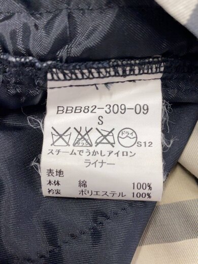 商品画像：コート/S/コットン/BLK/無地/bbb82-309-09 4