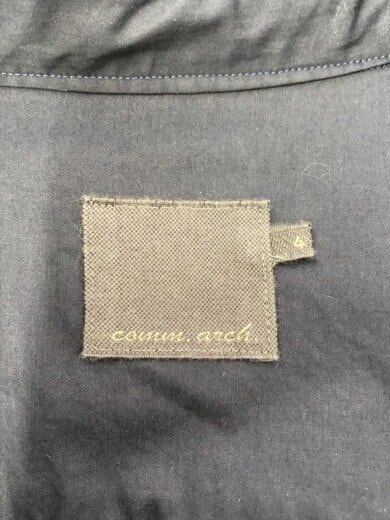 商品画像：長袖シャツ/4/コットン/NVY/無地 3