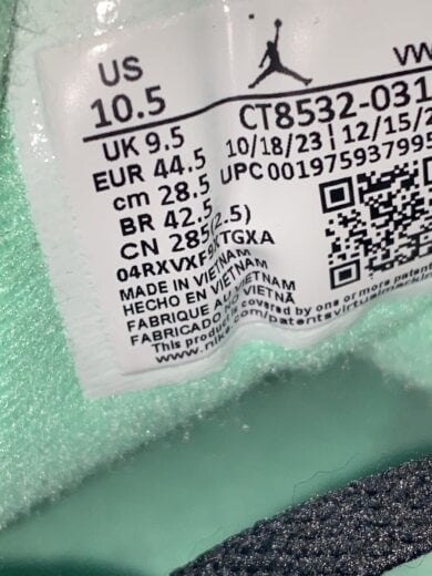 商品画像：AJ 3 RETRO_エア ジョーダン 3 レトロ/28.5cm/BLK 5