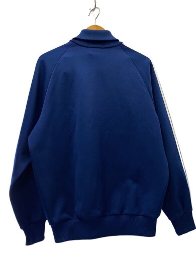 商品画像：ジャージ/--/ポリエステル/NVY/無地/80s/トラックジャケット/袖口汚れ有 2