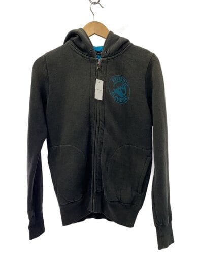 商品画像：ジップパーカー/FREE/コットン/BLK/無地/0134CF03 1