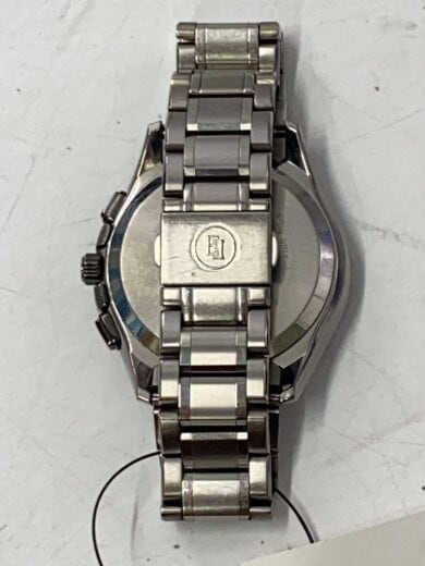 商品画像：ソーラー腕時計/アナログ/ステンレス/BLK/SLV/SS/H610-T018521 5