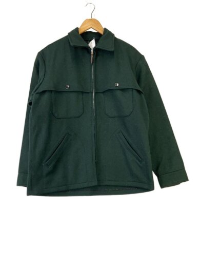 商品画像：コート/40/ウール/GRN/無地 1