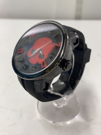 商品画像：腕時計/アナログ/ラバー/BLK/BLK/SS 2