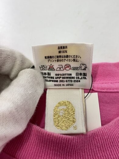 商品画像：Tシャツ/L/コットン/PNK/プリント 4