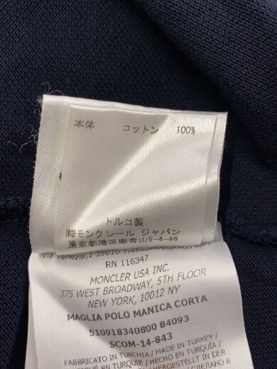 商品画像：MAGLIA POLO MANICA/ポロシャツ/L/コットン/NVY/無地/510918340800 840// 5